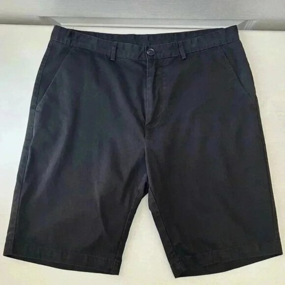 Calvin Klein Men’s Shorts Flat Front Chino Shorts 10” Inseam Black Size 32 - Picture 12 of 12